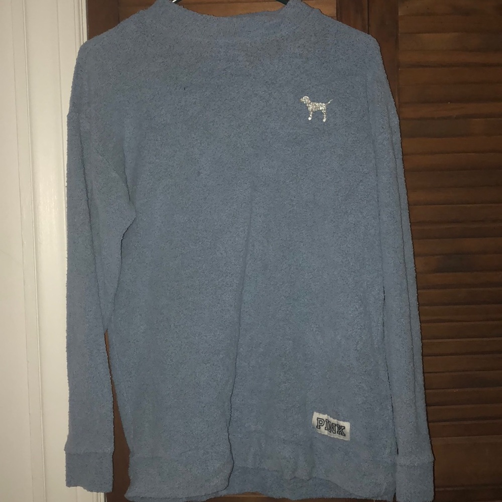 Victoria's Secret PINK blue sweatshirt